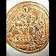 [Gold medallion showing Constantine Chlorus being welcomed by London]