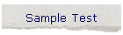 Sample Test