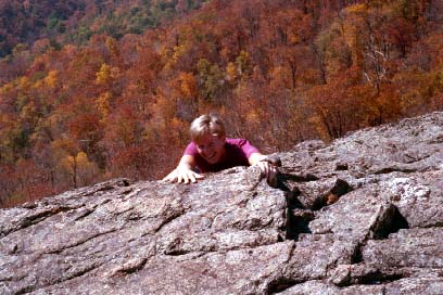 Claire Hanging On